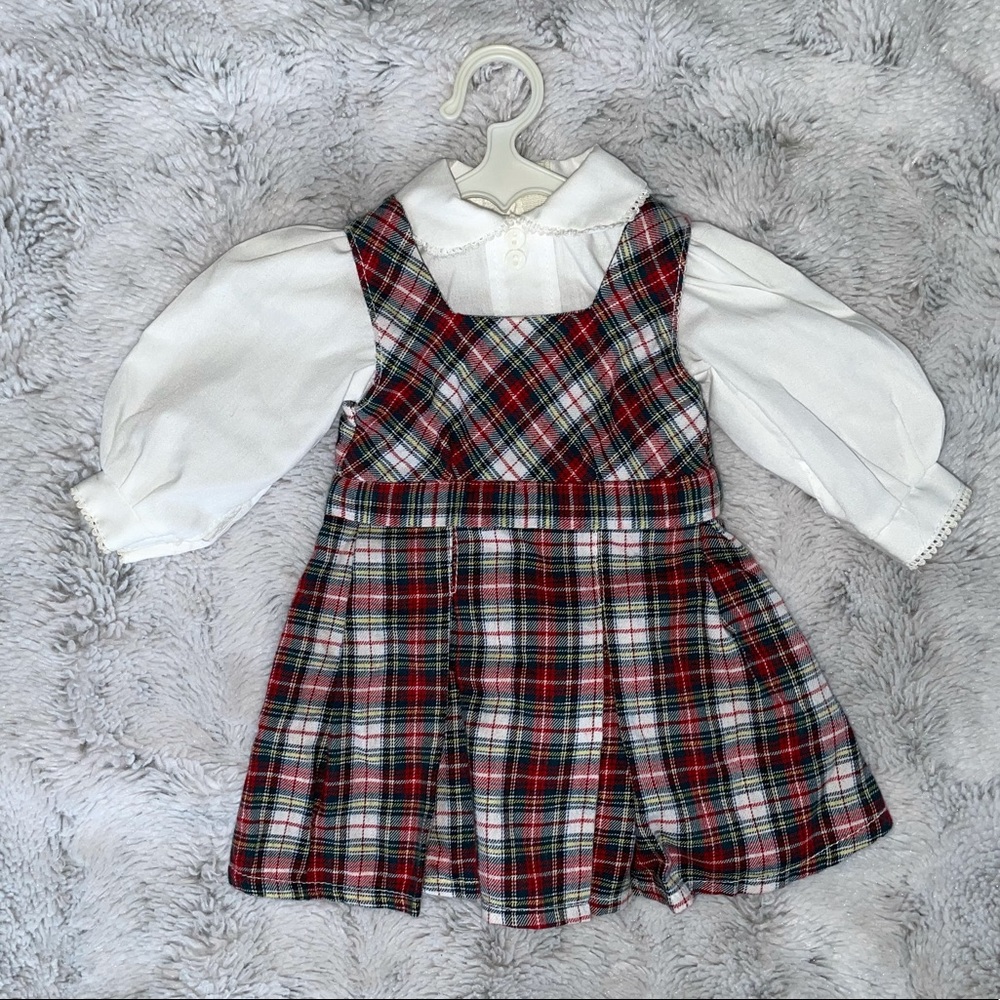 American Girl Doll- Molly’s Plaid Jumper & Blouse